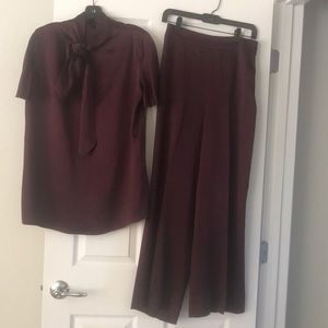 Maroon Pants set